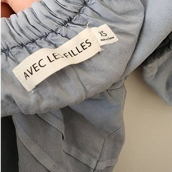 Avec Les Filles Women's Juniors Babydoll Puff Sleeve Dress - Picture 5 of 7